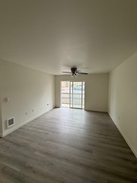 Unit interior scoped for renovation